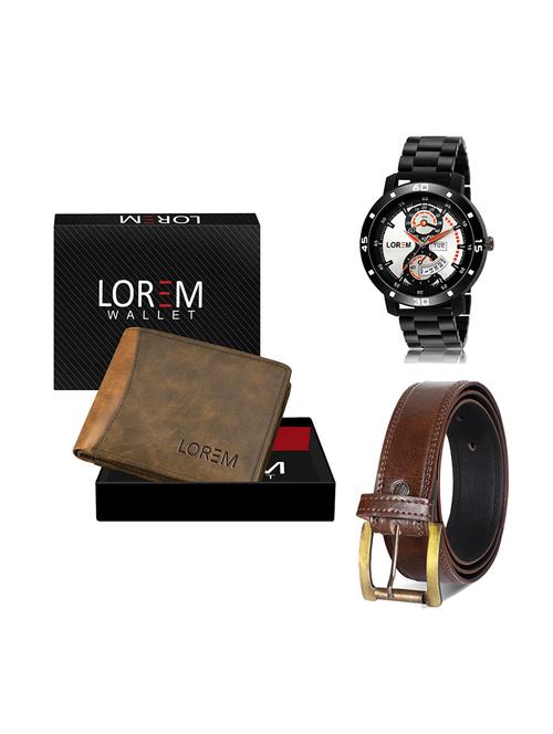 belt, wallet & watch gift combo - 19448825 - Very Small Image - 1