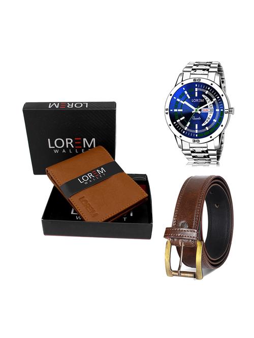 belt, wallet & watch gift combo - 19448892 - Very Small Image - 1