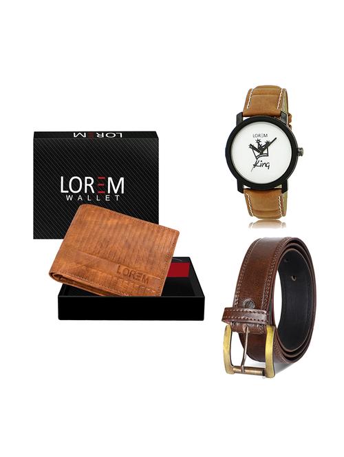 belt, wallet & watch gift combo - 19449368 - Very Small Image - 1