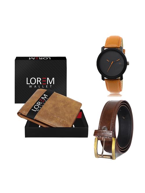 belt, wallet & watch gift combo - 19449442 - Very Small Image - 1