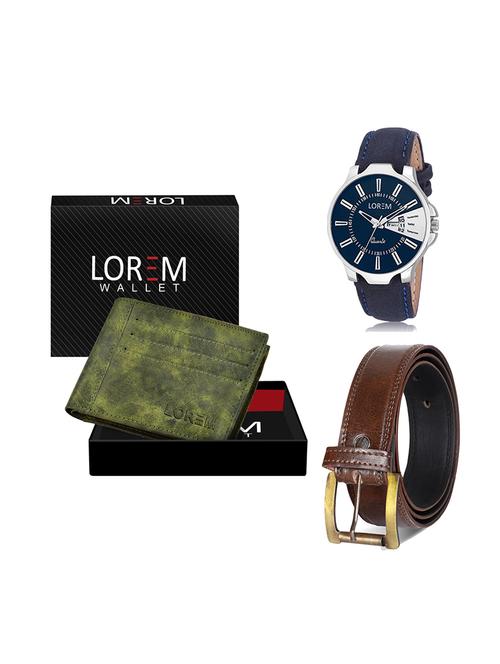 belt, wallet & watch gift combo - 19449581 - Very Small Image - 1