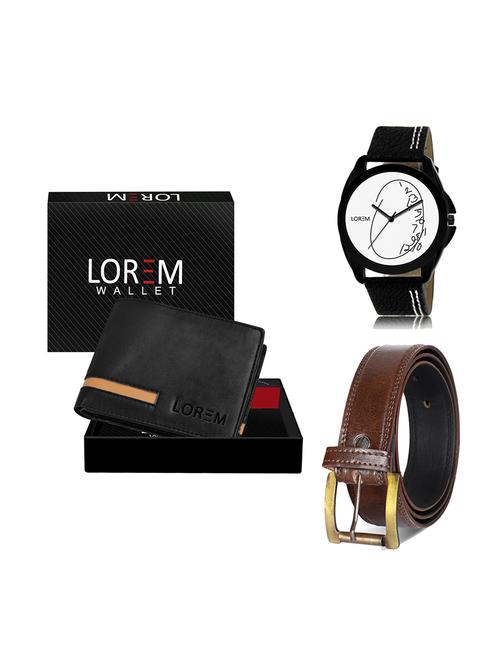 belt, wallet & watch gift combo - 19450416 - Very Small Image - 1