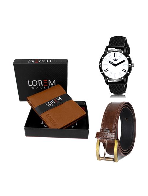 belt, wallet & watch gift combo - 19450467 - Very Small Image - 1
