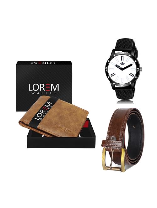 belt, wallet & watch gift combo - 19450477 - Very Small Image - 1