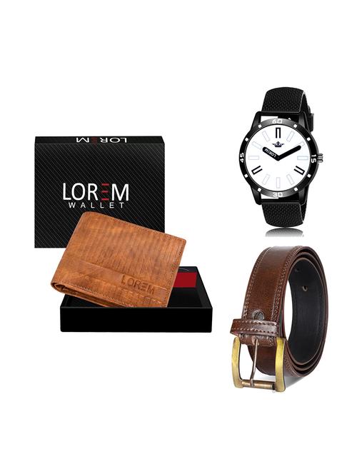 belt, wallet & watch gift combo - 19450493 - Very Small Image - 1