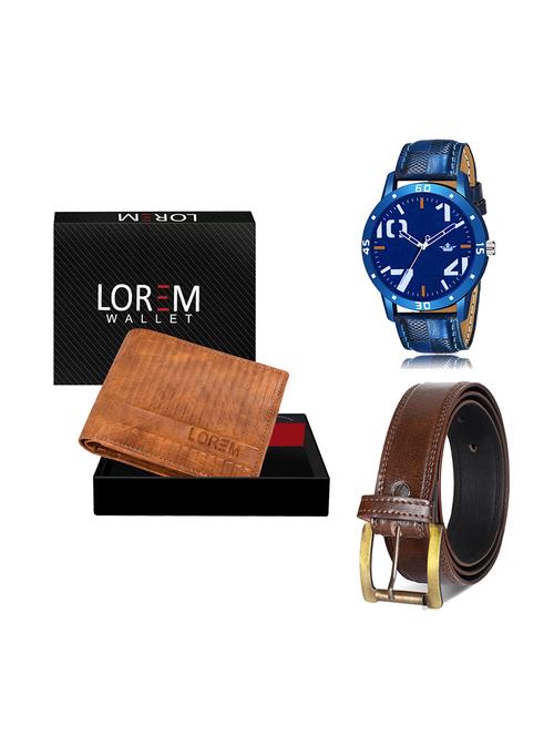 belt, wallet & watch gift combo - 19450583 - Very Small Image - 1