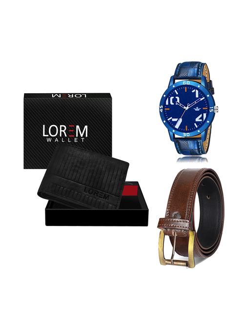 belt, wallet & watch gift combo - 19450585 - Very Small Image - 1
