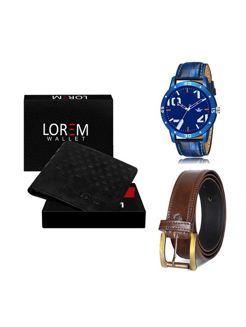 belt, wallet & watch gift combo - 19450593 - Very Small Image - 1