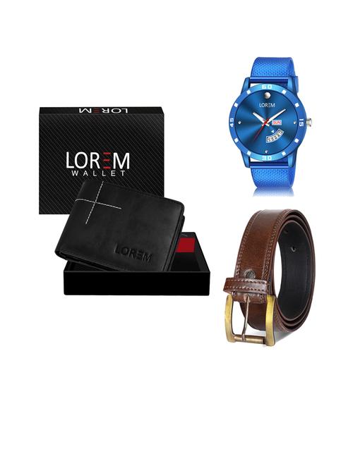 belt, wallet & watch gift combo - 19451270 - Very Small Image - 1