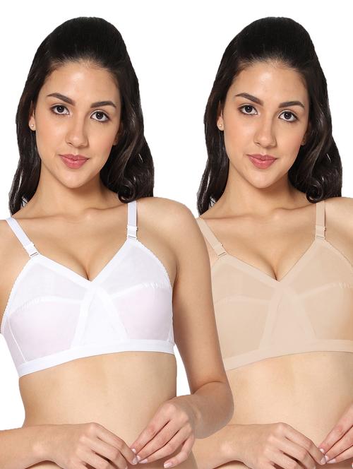 pack of 2 solid bra - 19452063 - Very Small Image - 1