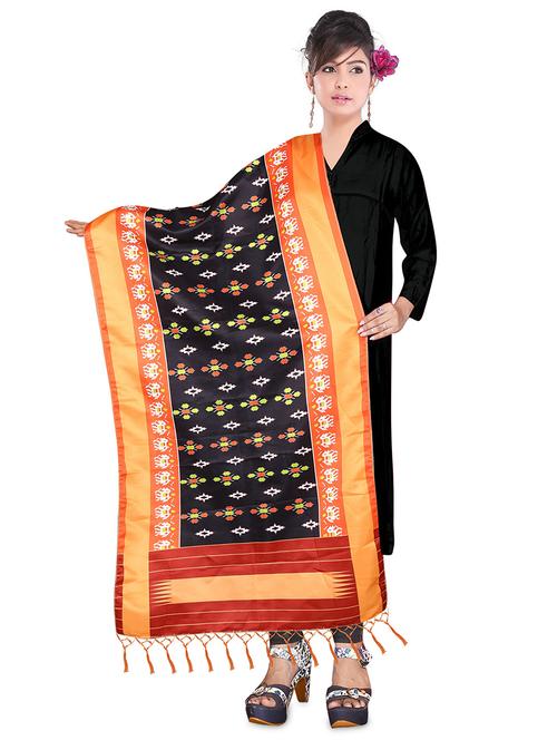 fringes detailed printed dupatta - 19452631 - Very Small Image - 1