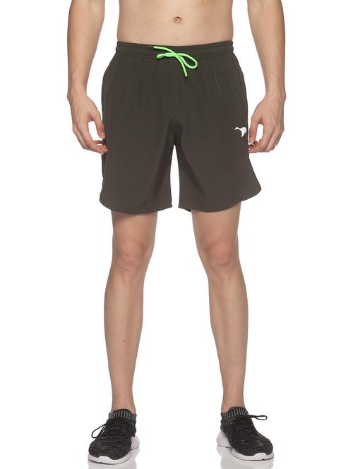 mid rise solid shorts - 19454218 - Very Small Image - 1