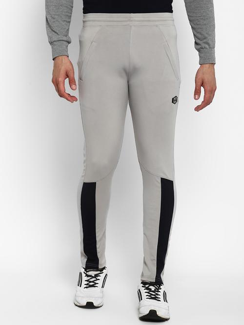 mid rise color block ankle length track pant - 19454332 - Very Small Image - 1