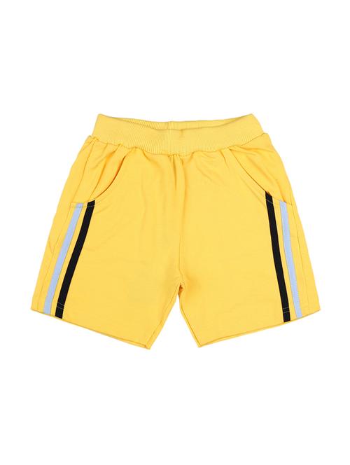 yellow cotton stripes shorts - 19455079 - Very Small Image - 1