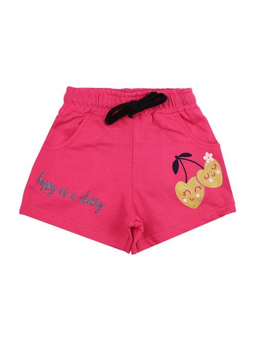 pink printed cotton shorts - 19460624 - Very Small Image - 1