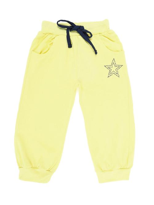 yellow solid cotton three-fourth - 19460625 - Very Small Image - 1