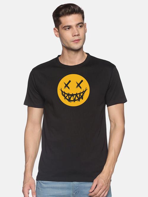 round neck printed regular t-shirt - 19465067 - Very Small Image - 1