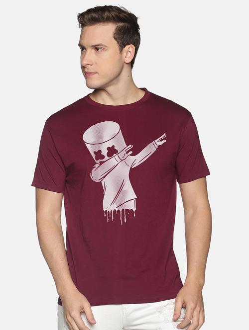 round neck printed regular t-shirt - 19465072 - Very Small Image - 1