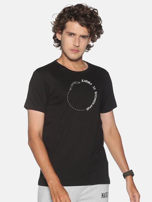 round neck printed regular t-shirt - 19465073 - Very Small Image - 1