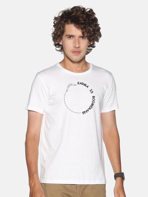 round neck printed regular t-shirt - 19465074 - Very Small Image - 1