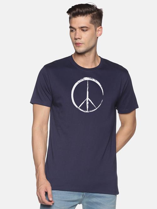 round neck printed regular t-shirt - 19465075 - Very Small Image - 1
