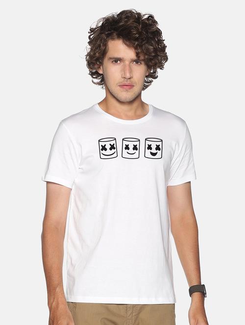 round neck printed regular t-shirt - 19465089 - Very Small Image - 1