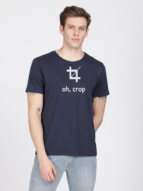 round neck printed regular t-shirt - 19465090 - Very Small Image - 1
