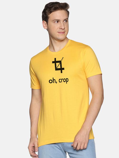 round neck printed regular t-shirt - 19465091 - Very Small Image - 1