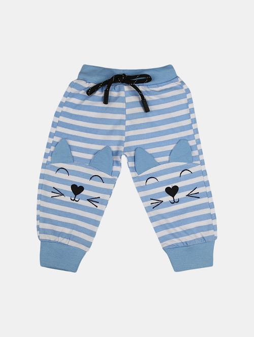light blue striped cotton jogger - 19470443 - Very Small Image - 1