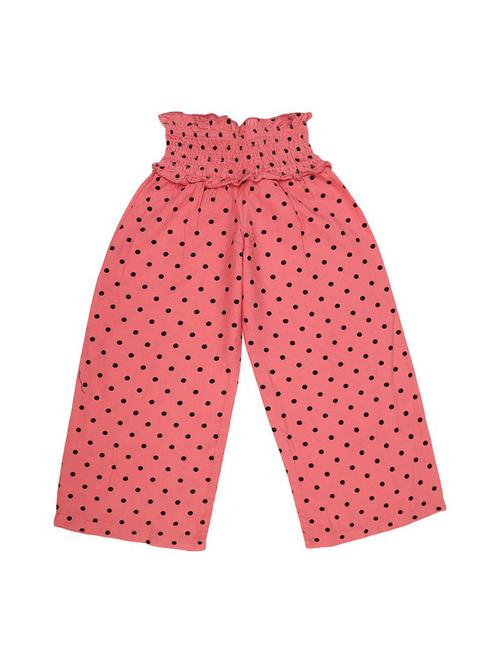 pink printed viscose palazzo - 19470580 - Very Small Image - 1