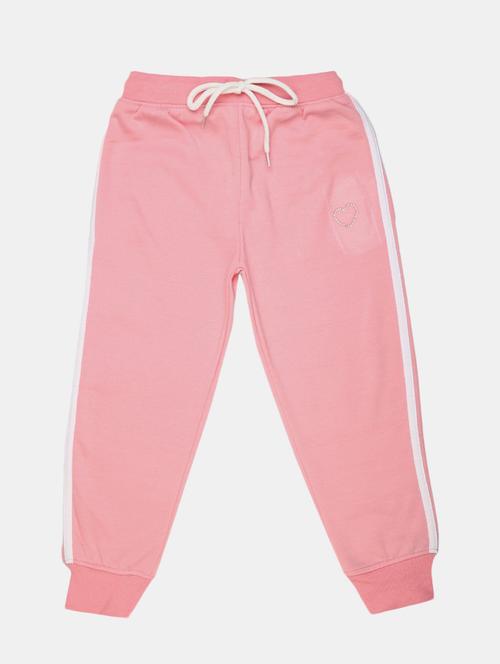 pink solid cotton jogger - 19470638 - Very Small Image - 1