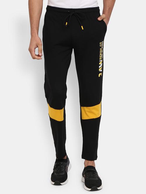 mid rise color block full length track pant - 19471787 - Very Small Image - 1