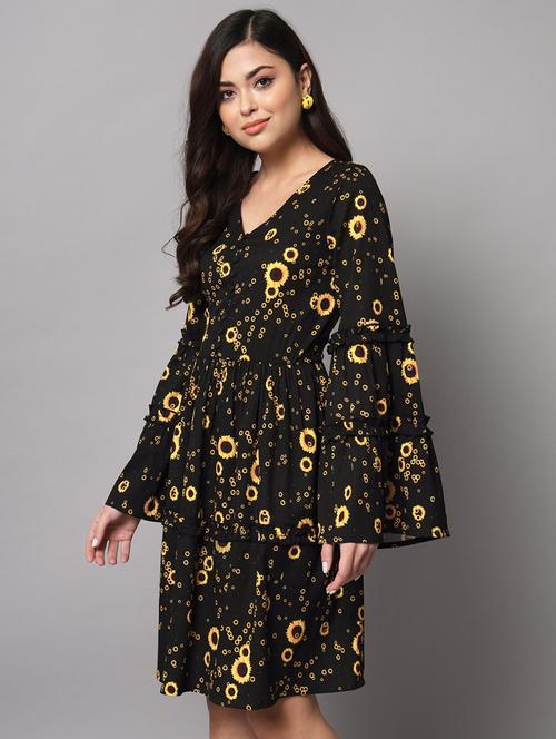 women's tiered dress floral dress - 19472099 - Very Small Image - 1