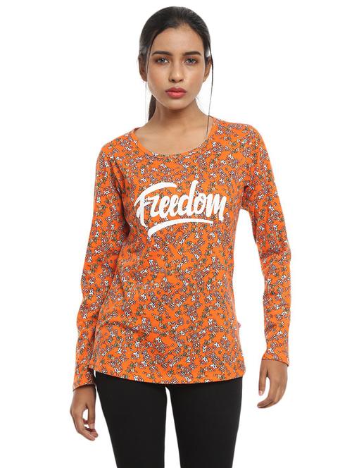 women's straight round neck top - 19472404 - Very Small Image - 1