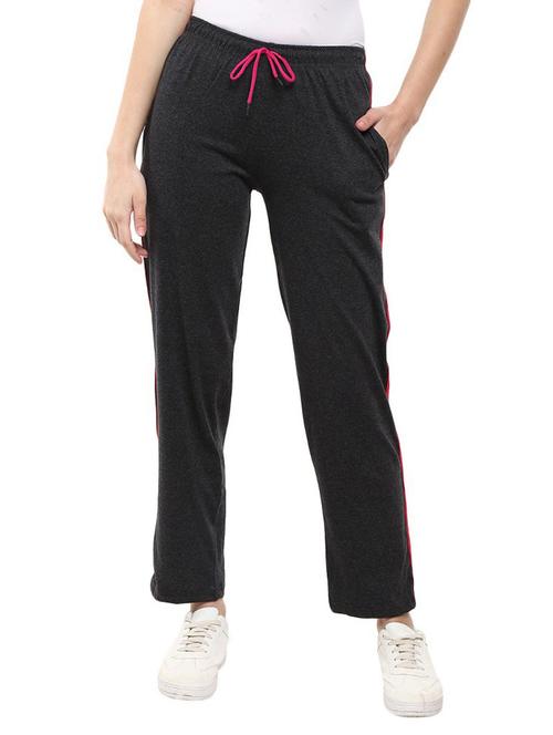 mid rise solid track pant - 19472723 - Very Small Image - 1