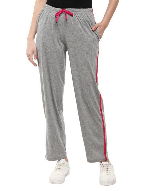 mid rise solid track pant - 19472727 - Very Small Image - 1