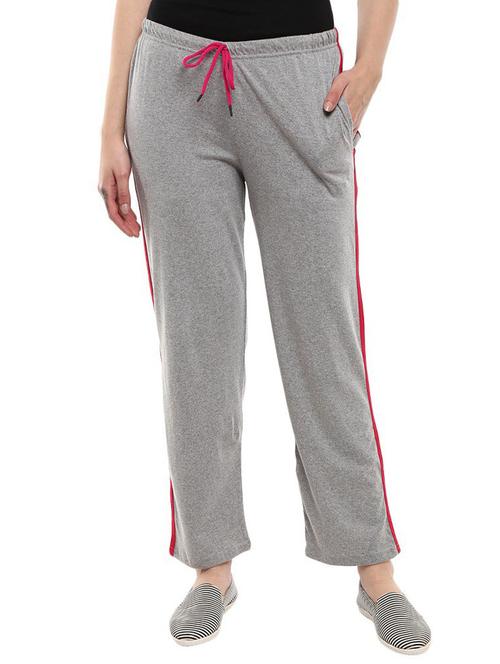 mid rise solid track pant - 19472733 - Very Small Image - 1