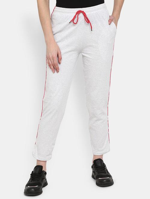 mid rise solid track pant - 19472741 - Very Small Image - 1