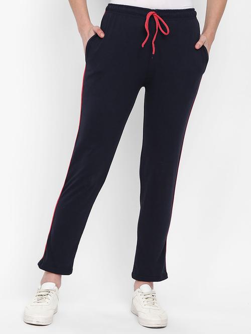 mid rise solid track pant - 19472744 - Very Small Image - 1