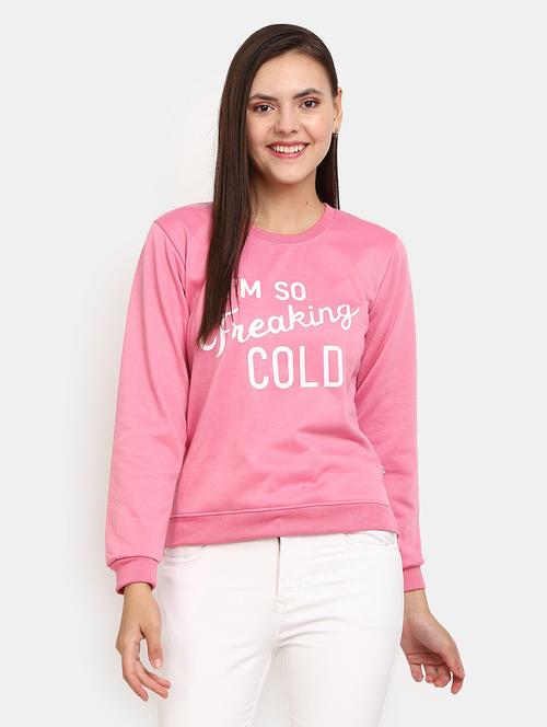 women's front print sweatshirt - 19472922 - Very Small Image - 1