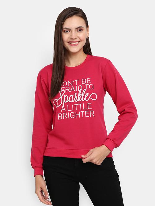 women's front print sweatshirt - 19472925 - Very Small Image - 1
