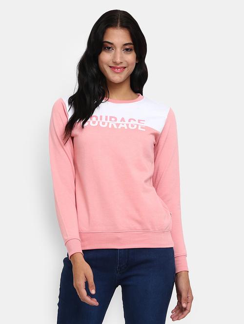 women's color block sweatshirt - 19472936 - Very Small Image - 1