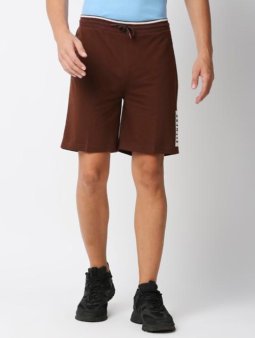solids cotton shorts - 19473077 - Very Small Image - 1