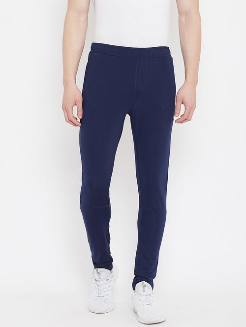 solids polyester blend full length track pant - 19473926 - Very Small Image - 1