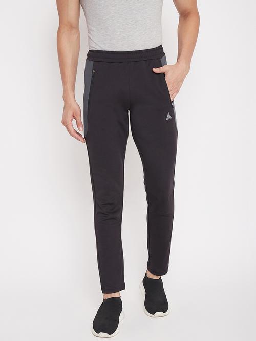 solids polyester blend full length track pant - 19473930 - Very Small Image - 1