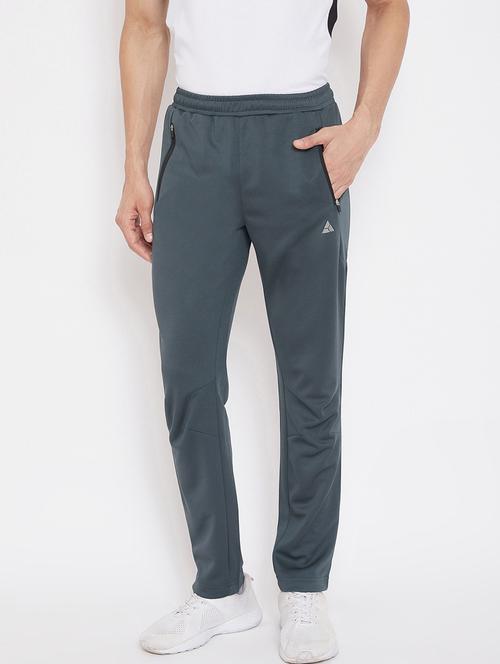 solids polyester blend full length track pant - 19473931 - Very Small Image - 1