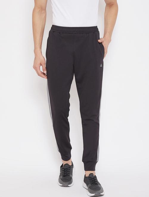 solids polyester blend full length track pant - 19473934 - Very Small Image - 1