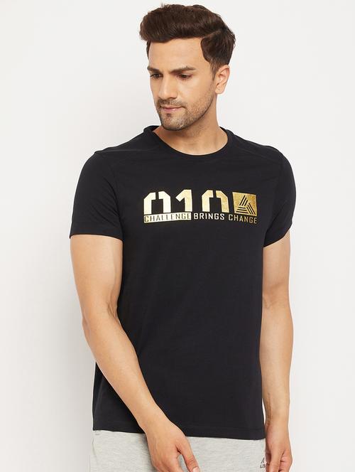 round neck printed regular t-shirt - 19473951 - Very Small Image - 1