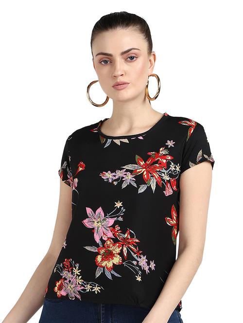 black printed top - 19474487 - Very Small Image - 1
