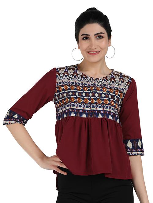 red self design top - 19474499 - Very Small Image - 1